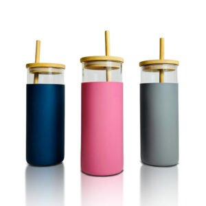 Bamboo & Glass Tumbler 054