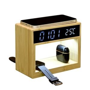 Bamboo Wireless Charging Dock 051